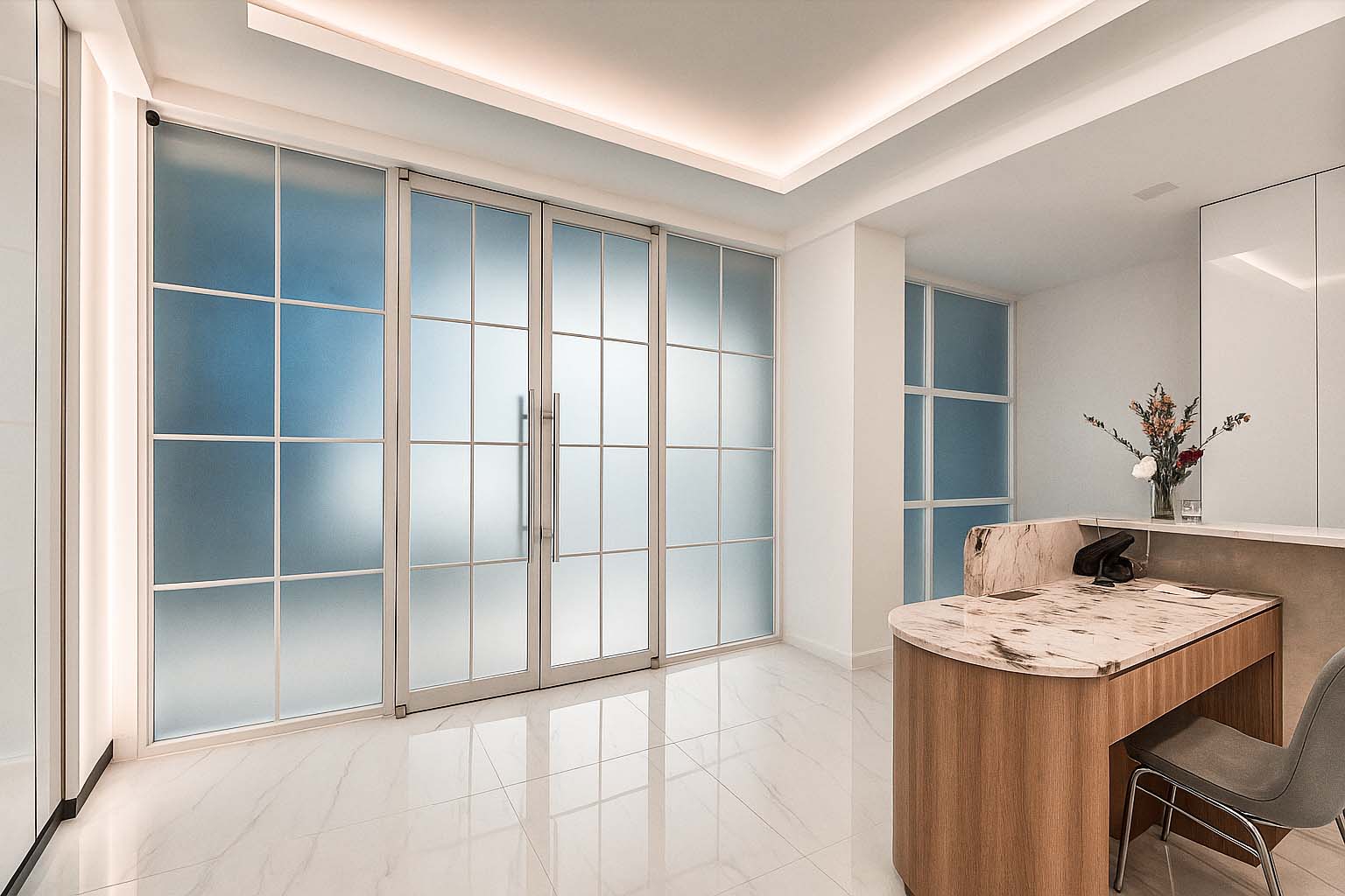French Commercial Door