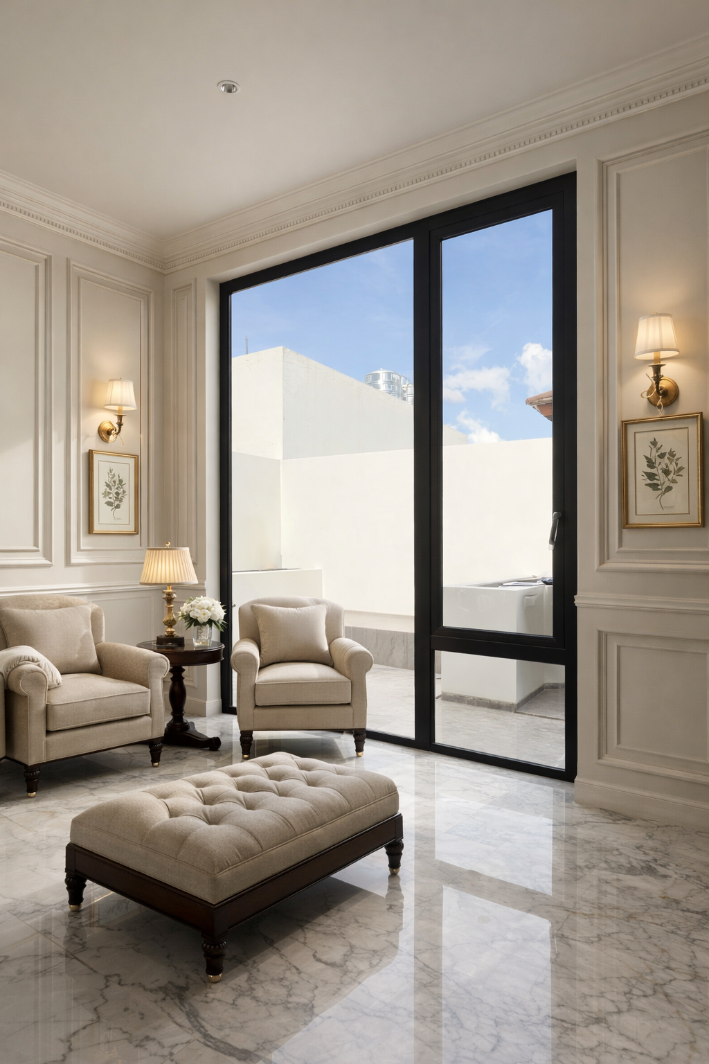 SIDE HUNG WINDOW + FIXED