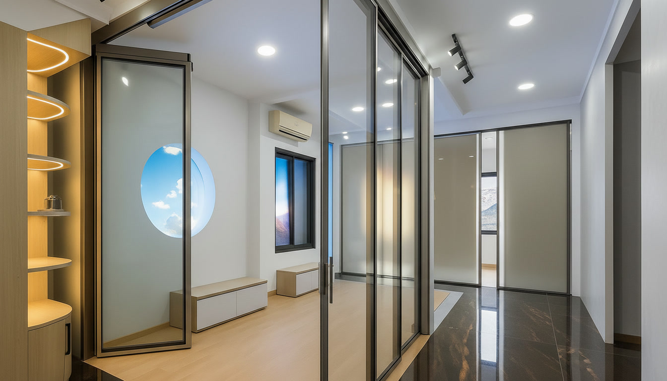 SLIDING SWING DOOR