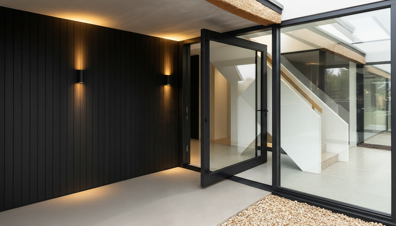 Pivot dan French door aluminium SONNE