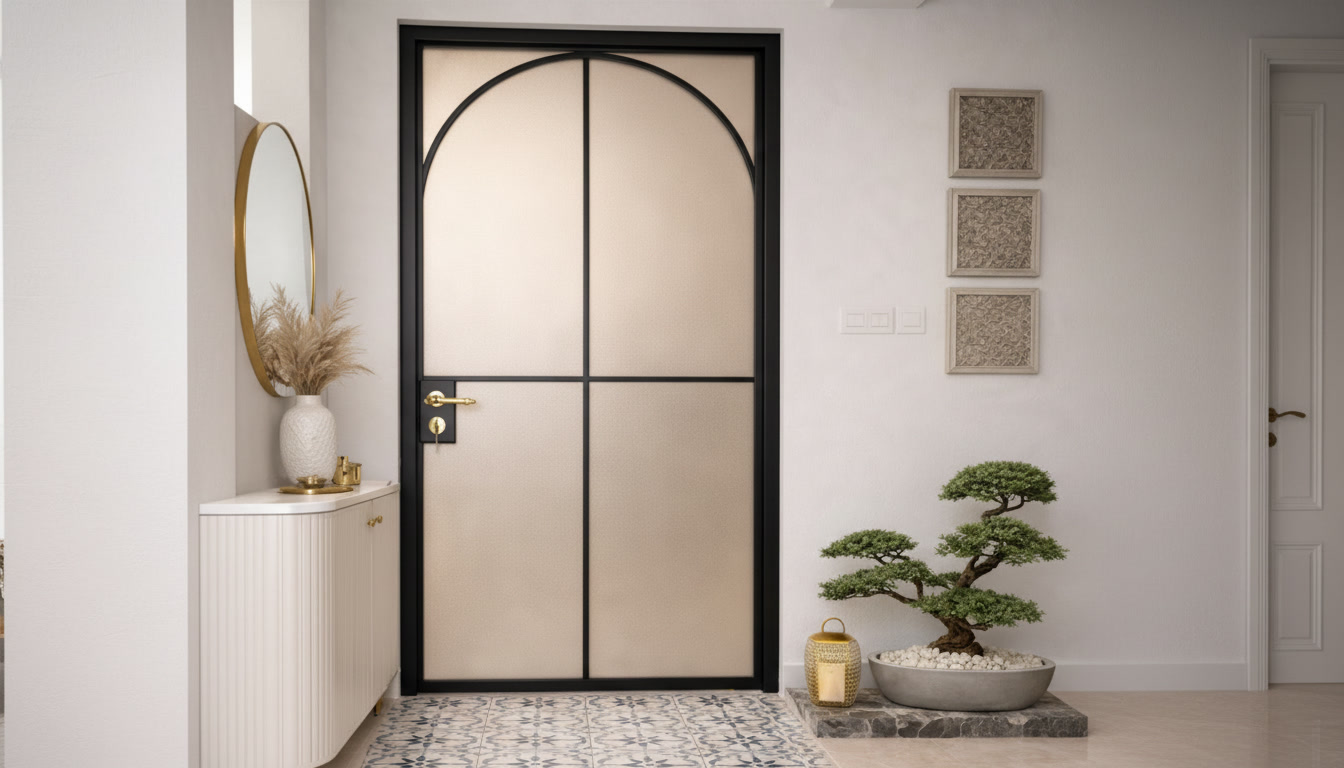 SWING DOOR + LATTICE
